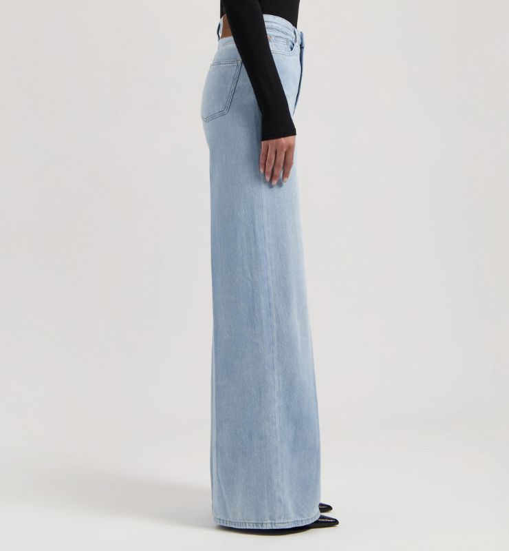 Jeans Donna vita alta extra morbidi in Lino Cotone Bio e riciclato