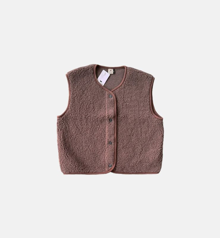 Gilet pile in lana naturale – Il Pile Naturale