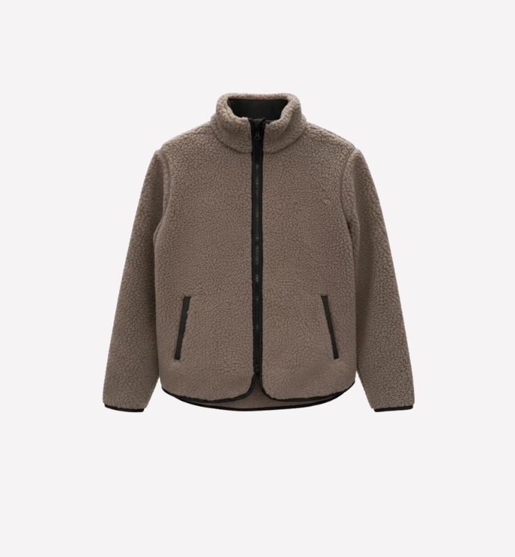 Giubbino in 100% pile di Lana - unisex