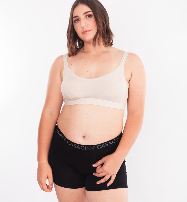 Slip boxer mestruale cotone biologico Notte e Giorno