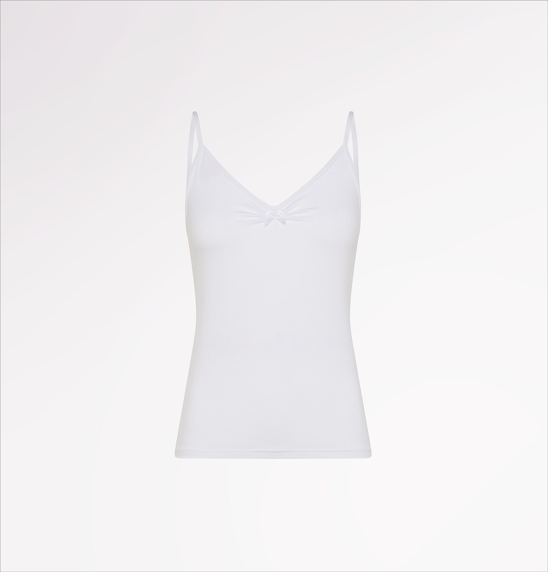 Canotta scollo V a spallina fina in TENCEL™ - CASAGIN