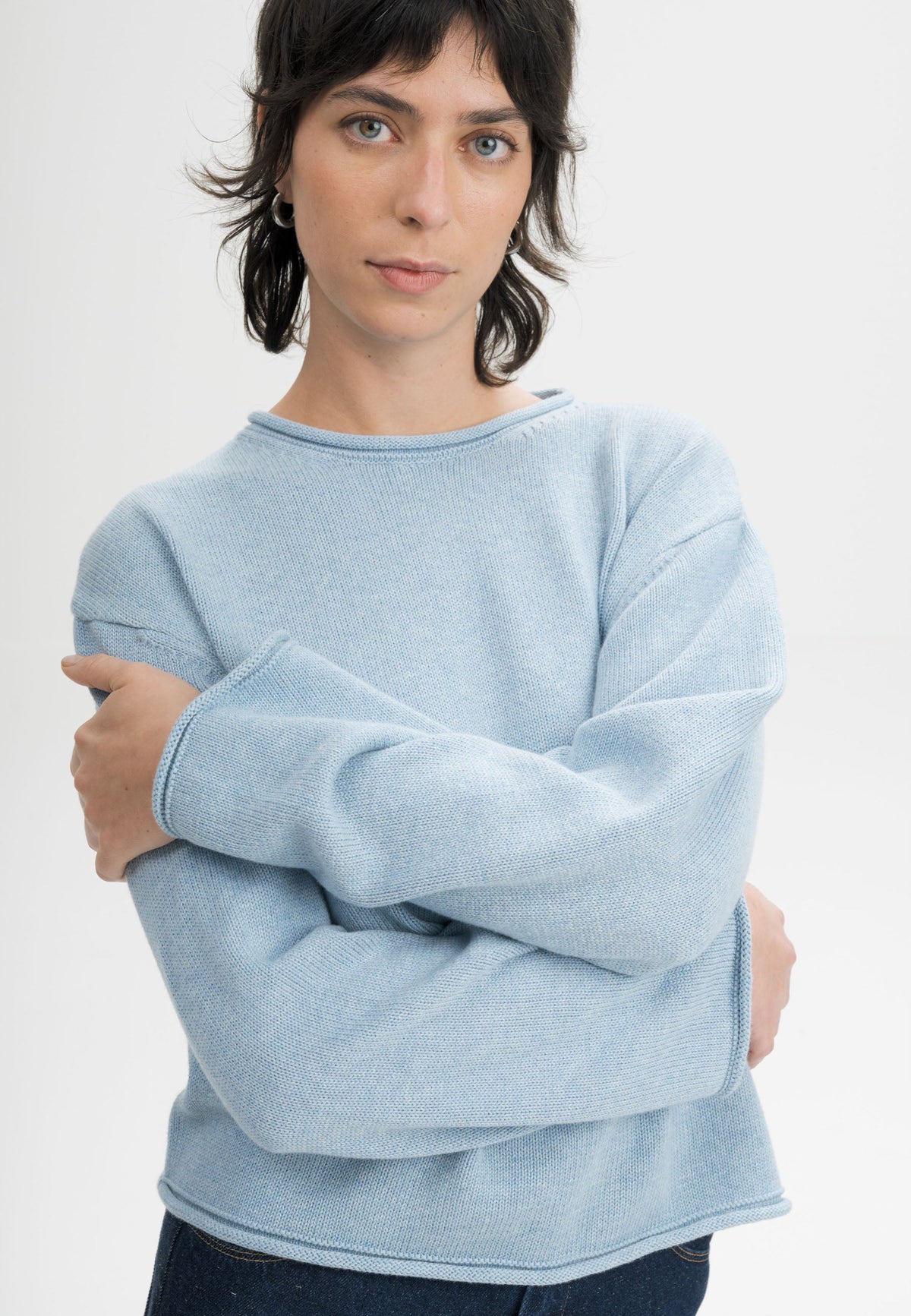 Organic Cotton T-Shirt – Crew Neck and Boxy Fit