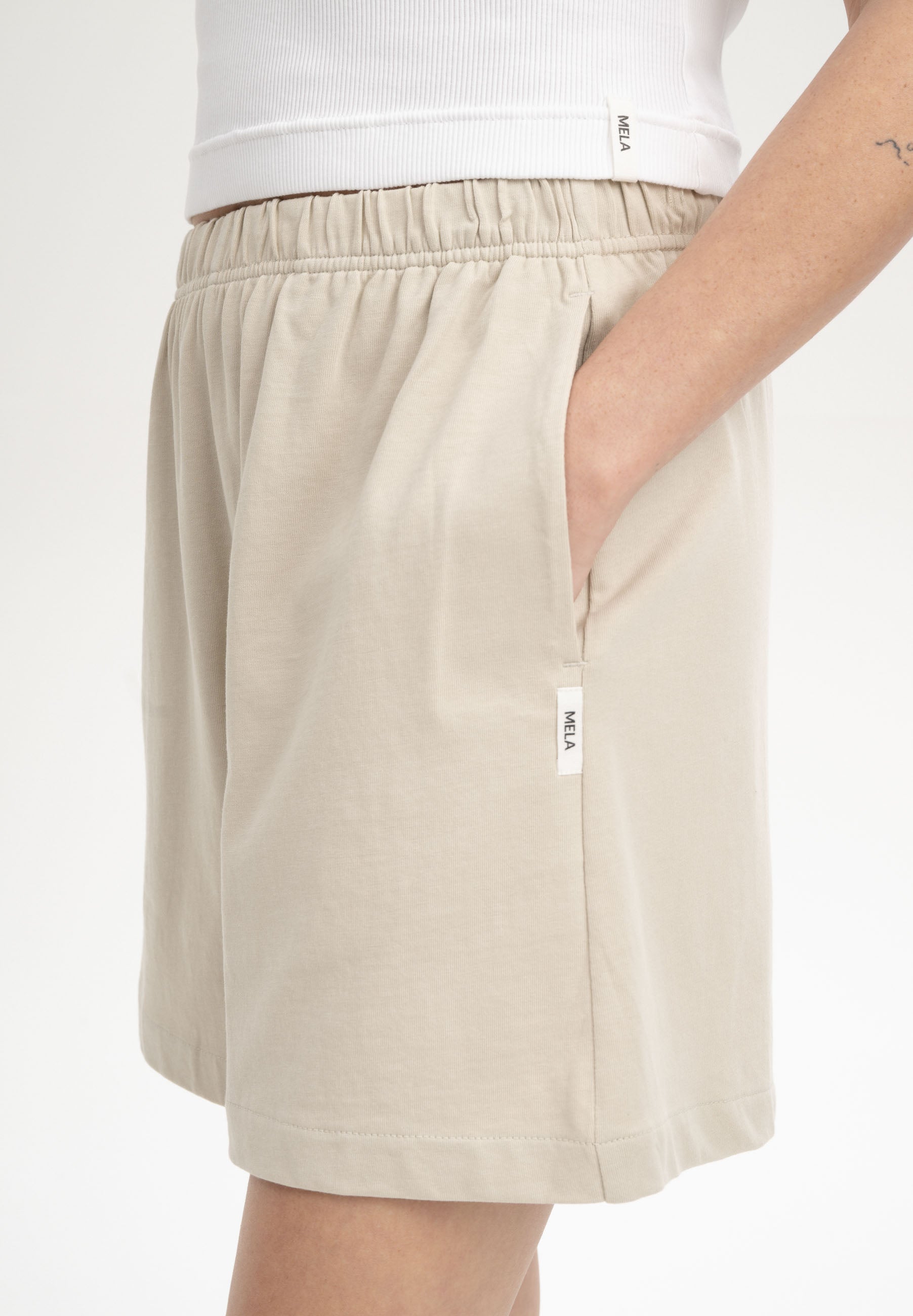 Pantaloncini corti donna in Jersey 100% Cotone Biologico