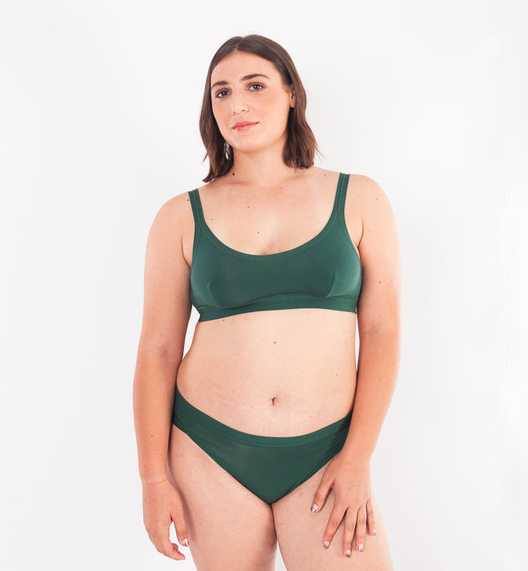 Bralette-BH aus Naturstoff