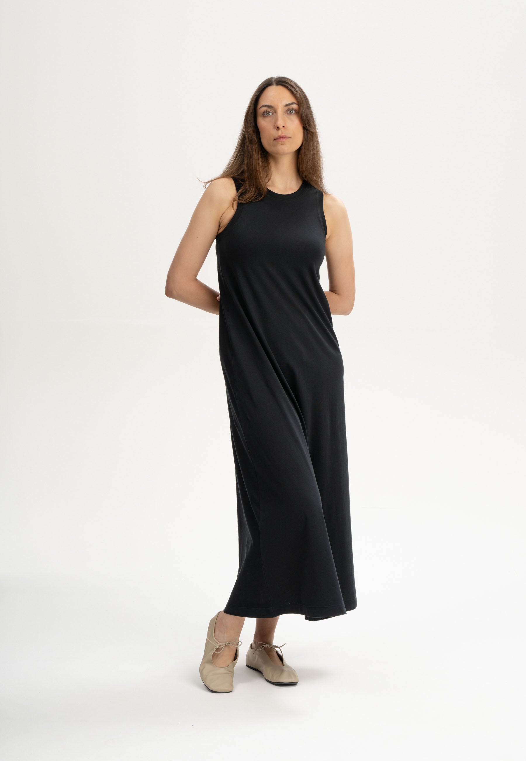 Maxi Abito lungo in Cotone Biologico