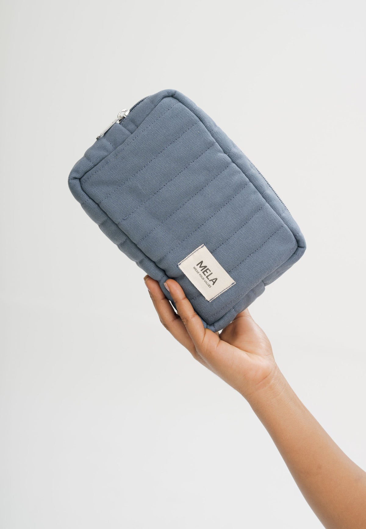 Beauty Case Imbottito in Cotone Biologico