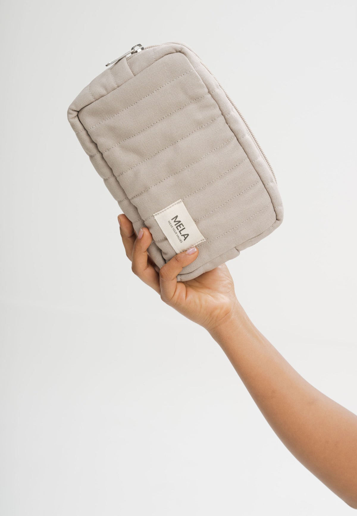 Beauty Case Imbottito in Cotone Biologico