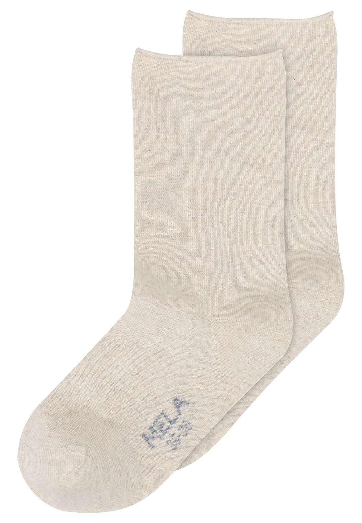 2-Pack Organic Fairtrade Cotton Roll-Top Socks