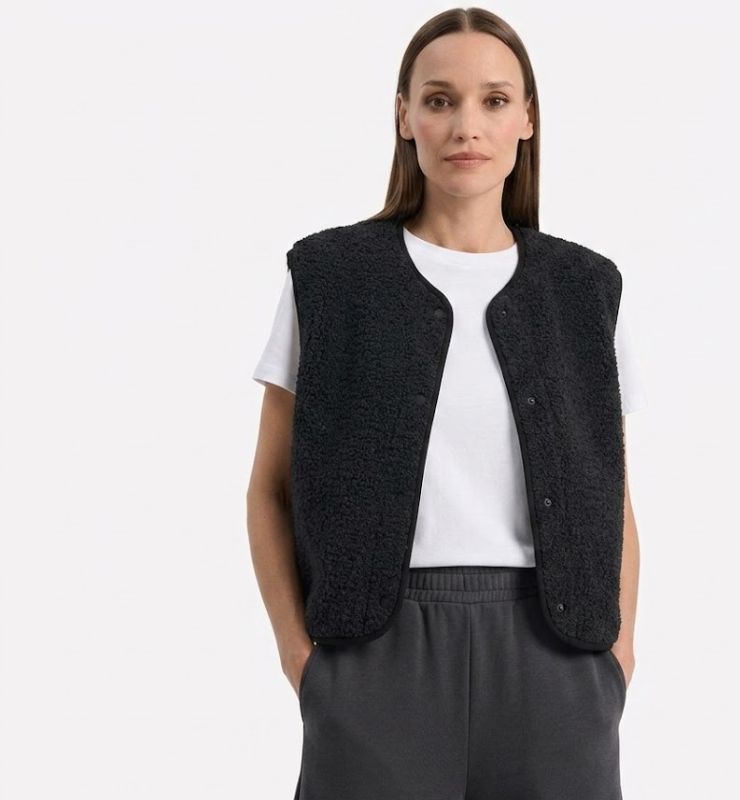 Gilet pile in lana naturale – Il Pile Naturale