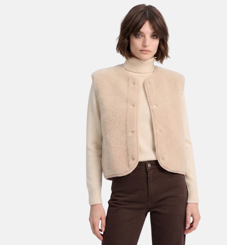 Gilet pile in lana naturale – Il Pile Naturale