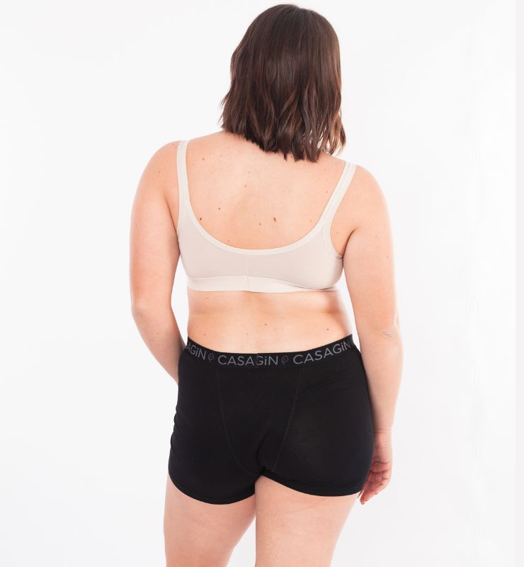 Slip boxer mestruale cotone biologico Notte e Giorno