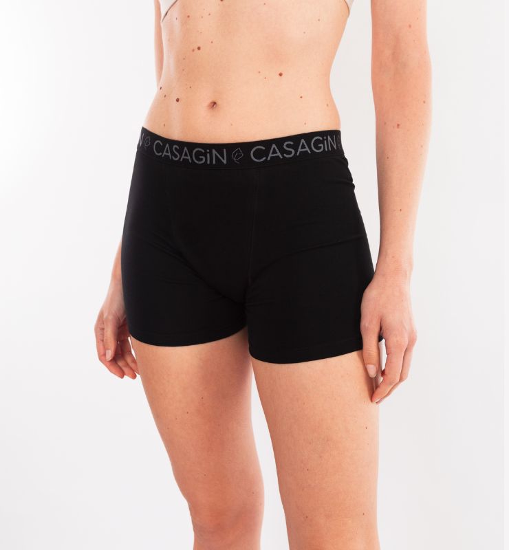 Slip boxer mestruale cotone biologico Notte e Giorno