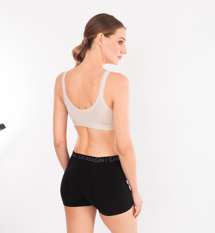 Slip boxer mestruale cotone biologico Notte e Giorno