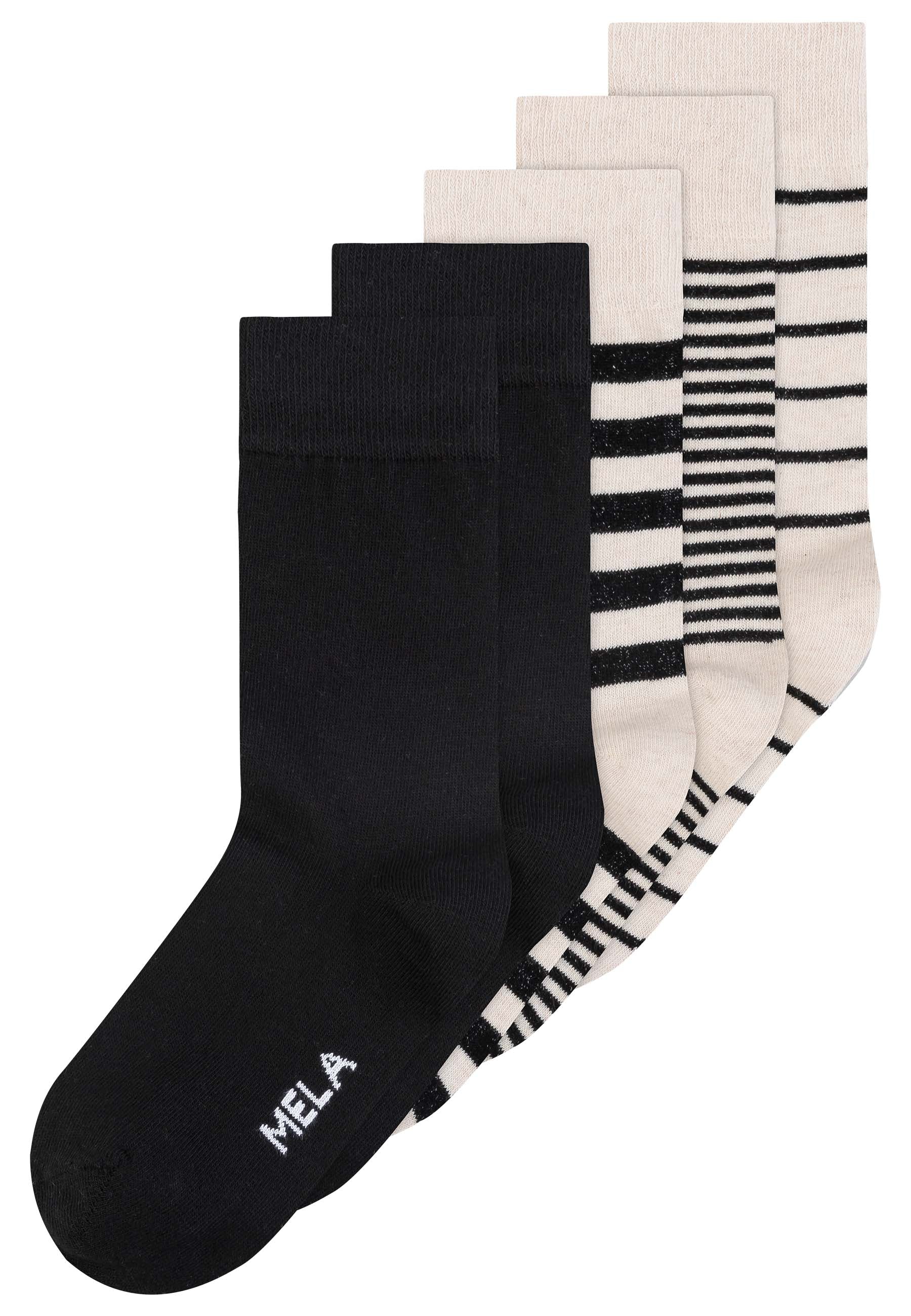 5 Pack Calzini Basic in Cotone Biologico Fairtrade