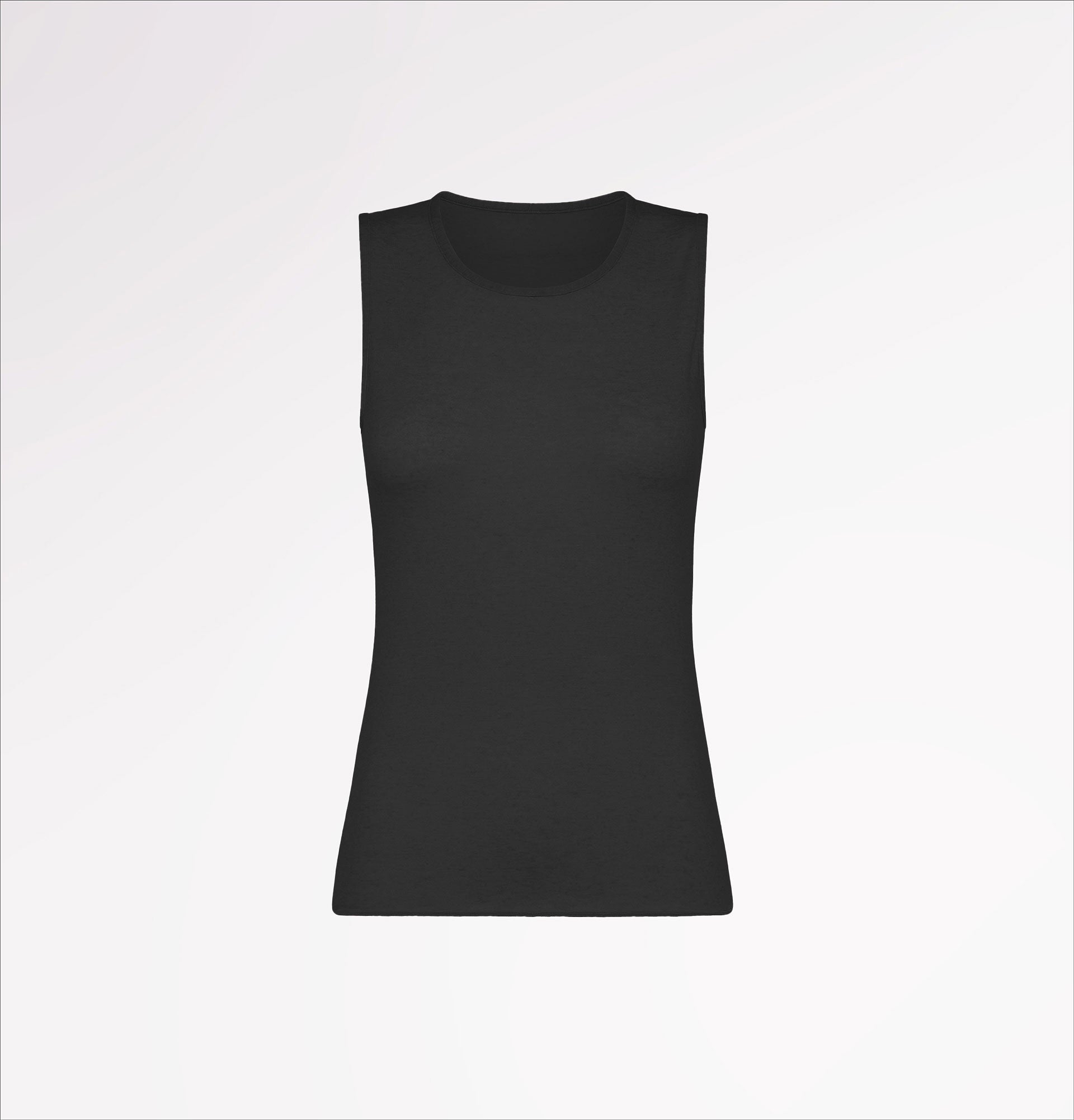 Canotta girocollo in TENCEL™ cashmere a spalla larga - CASAGIN