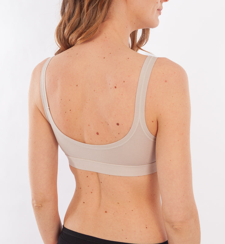 Bralette-BH aus Naturstoff