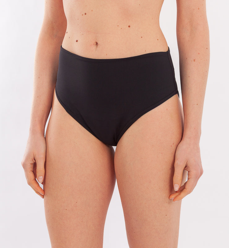 Menstruations-Bikinislip mit hohem Bund aus recyceltem Stoff