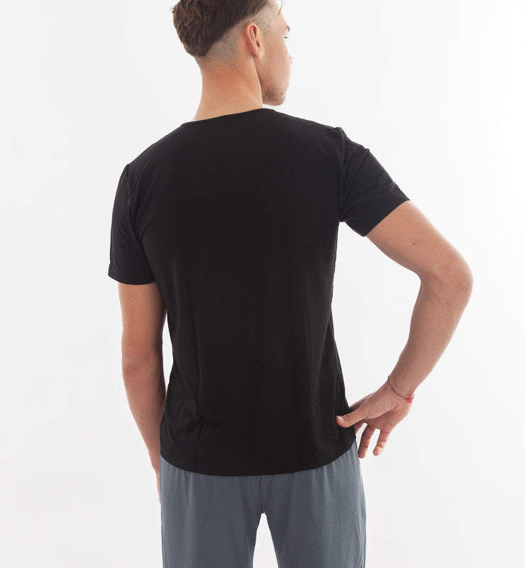 T-shirt Uomo in Fibra di Bamboo Girocollo