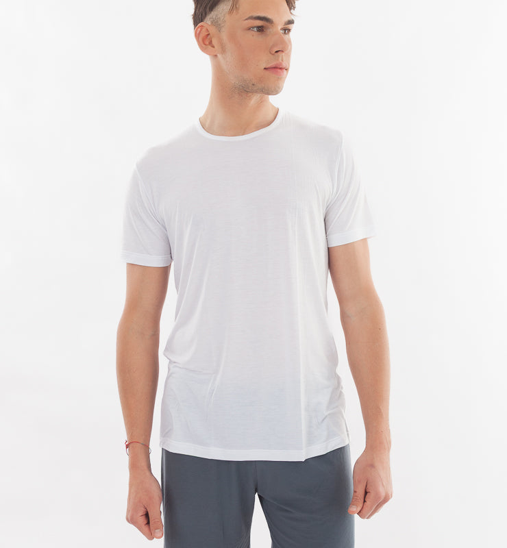 T-shirt Uomo in Fibra di Bamboo Girocollo