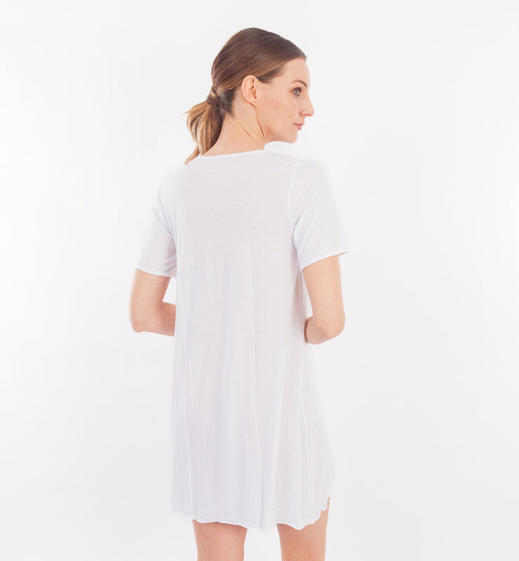 Maximaglia Camicia da Notte in Fibra di Bamboo