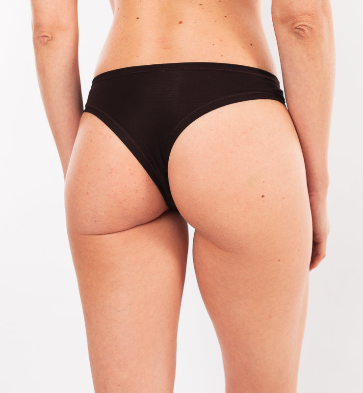 Slip brasiliana donna in tessuto naturale